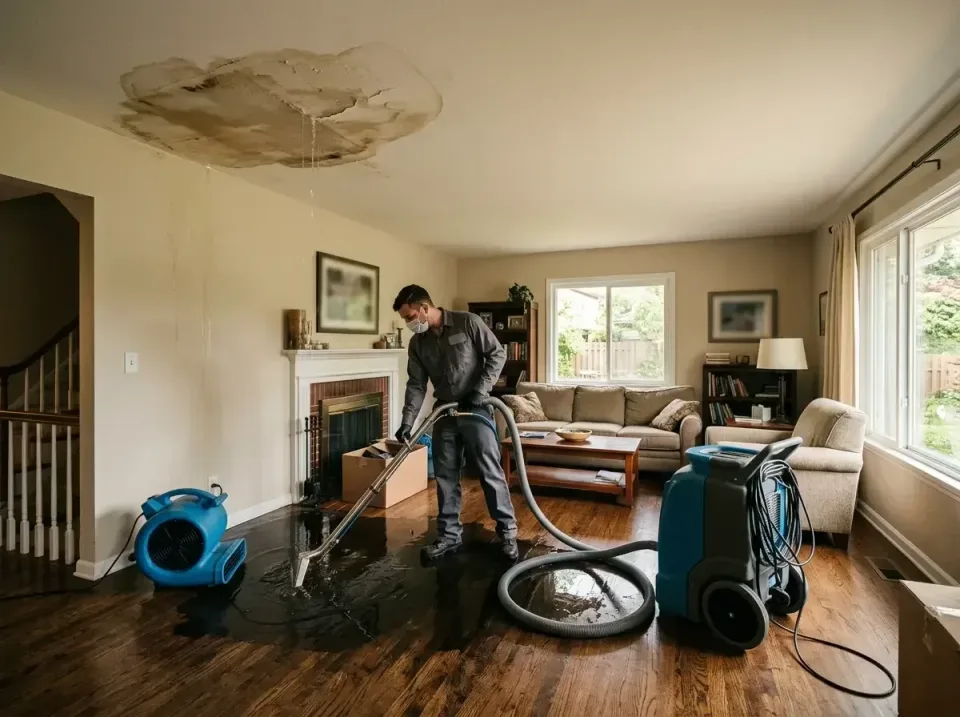 attic-pipe-burst-ceiling-drip-008 — frequently asked questions, Water Damage Restoration & Carpet Care in Jenison, MI
